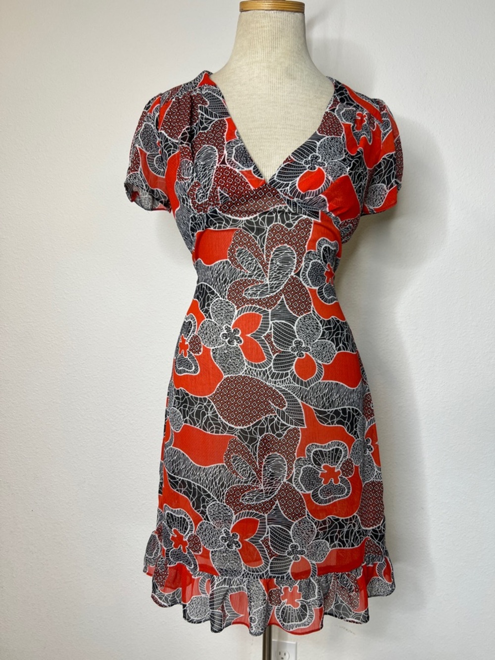 Bernie Dexter Vintage Sheer Dress Made in USA